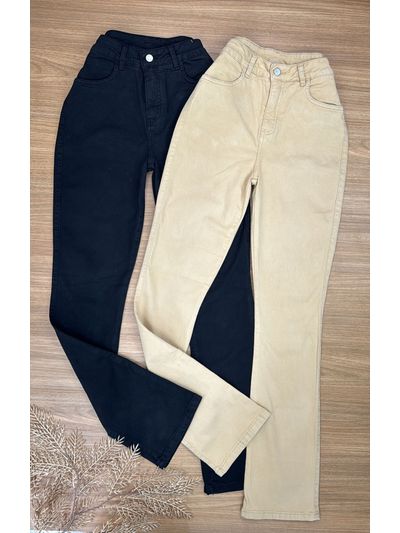Calça Boot Cut Caqui 