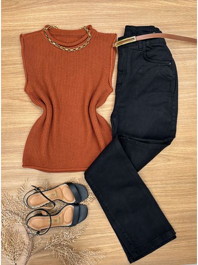 Calça Boot Cut Preta