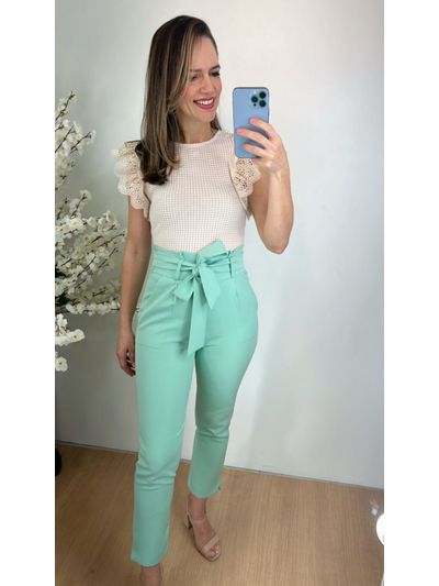 Calça Alfaiataria Clochard Verde