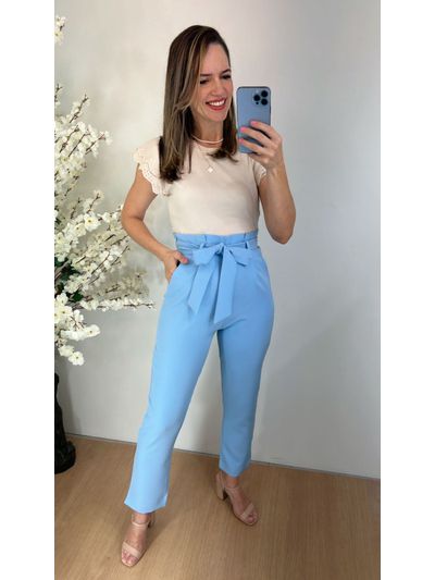 Calça Alfaiataria Clochard Azul