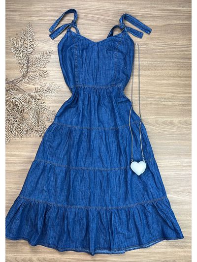 Vestido Midi Jeans 
