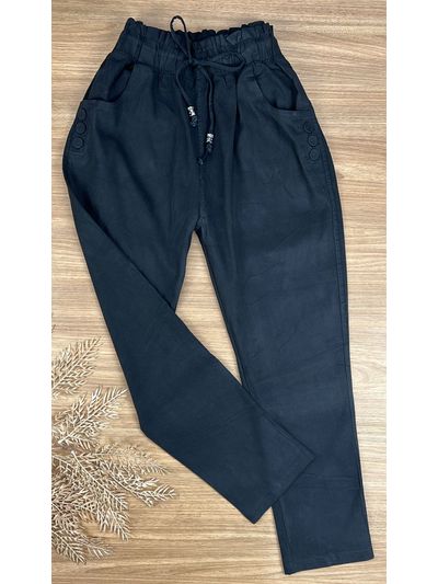 Calça Cenoura Sininho Preta