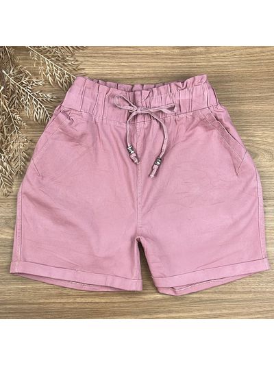 Short Sarja Cenoura Sininho Rose