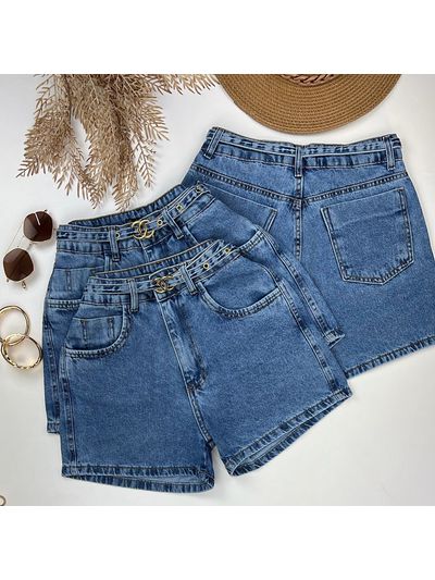 Short Jeans Inspiração Chanel