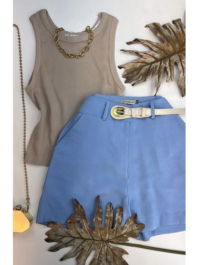 Short Alfaiataria Marrante Azul 