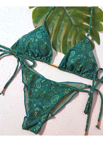 Biquini Ripple Bancok Verde 778 - Use Amazona