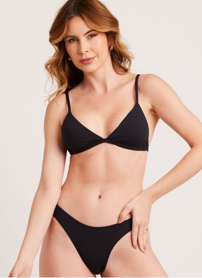 Biquíni Asa Delta Preto Pixel 788 - Use Amazona