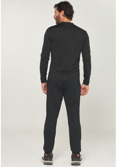 CAMISETA DECOTE V - 4449.PRETO - RUDÉLY LOJA