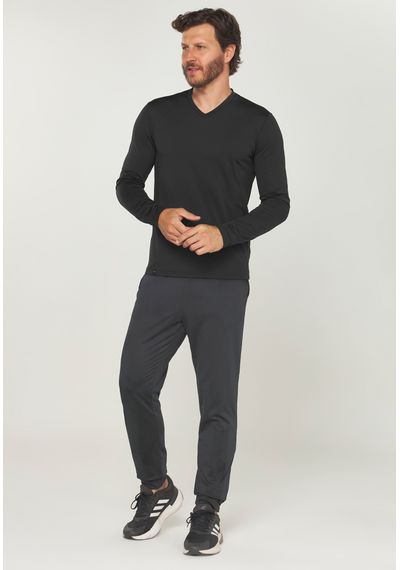 CAMISETA TÉRMICA MASC. - 3433.PRETO - RUDÉLY LOJA