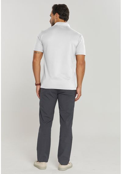 POLO PIQUET C/ BOLSO - 3438.BRANCO - RUDÉLY LOJA