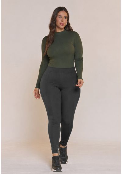 CALÇA MONTARIA PLUS - 5166.MESCLA PRETO - RUDÉLY LOJA