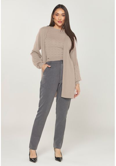 MAXICARDIGÃ FUTURE - 9857.AREIA - RUDÉLY LOJA