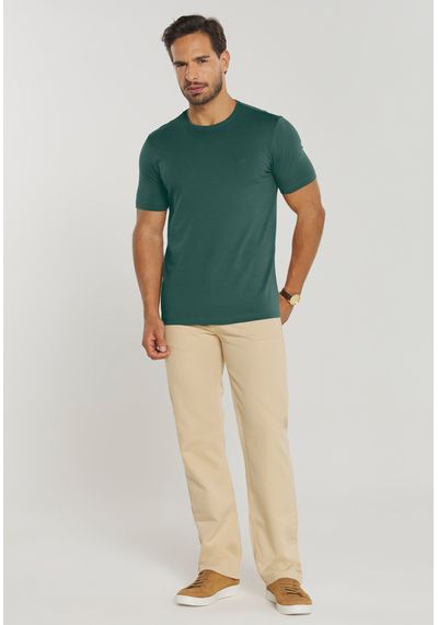 CAMISETA BÁSICA PIMA - 3739.AZUL ESVERDEADO - RUDÉLY LOJA