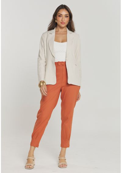 BLAZER ALFAIATARIA - 7397.BEGE - RUDÉLY LOJA
