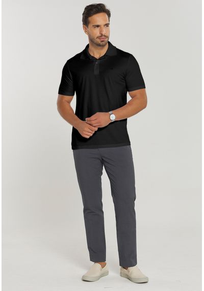POLO BÁSICA PIQUET - 3613.PRETO - RUDÉLY LOJA