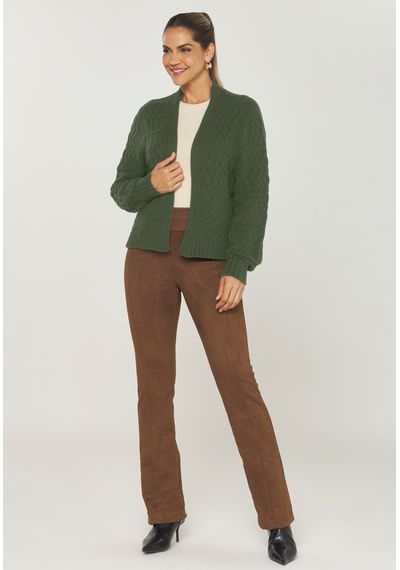 CASAQUETO FIO PLUMA - 9865.VERDE MILITAR - RUDÉLY LOJA