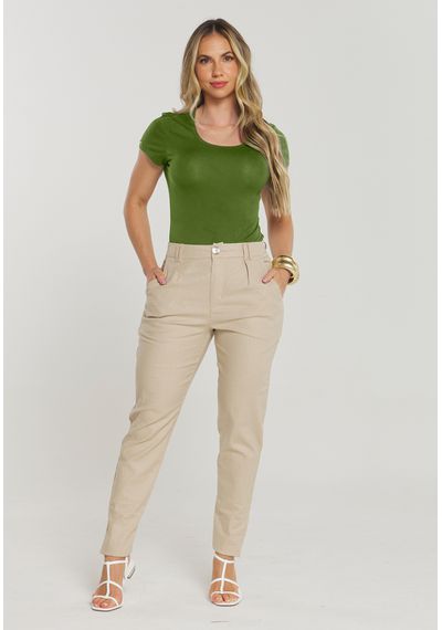T-SHIRT VISCO - 3780.VERDE - RUDÉLY LOJA