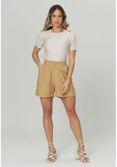 SHORT RISCA DE GIZ - 5378.CARAMELO - RUDÉLY LOJA