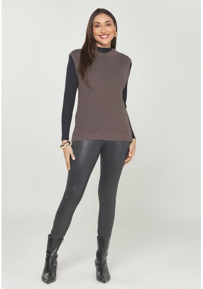 COLETE TRICÔ - 9860.MARROM - RUDÉLY LOJA