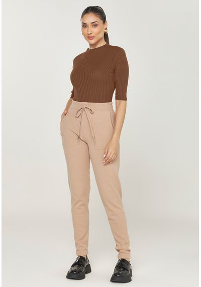 BLUSA MEIA MGA TRICÔ - 9700.MARROM - RUDÉLY LOJA