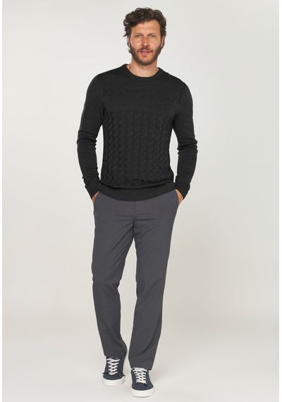 SUETER MASCULINO RELEVOS - 9869.PRETO - RUDÉLY LOJA