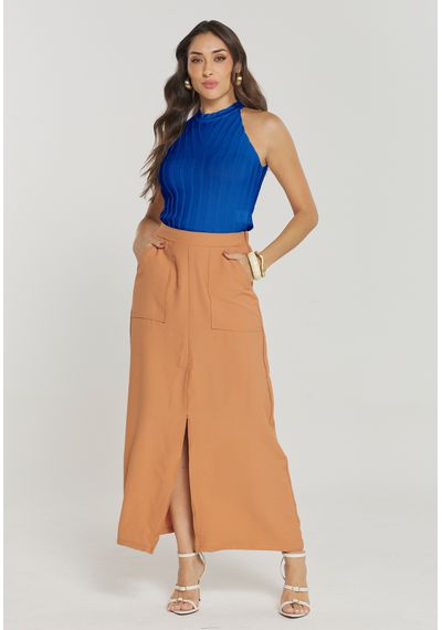 CROPPED JOLIE RELEVOS - 8806.AZUL INTENSO - RUDÉLY LOJA