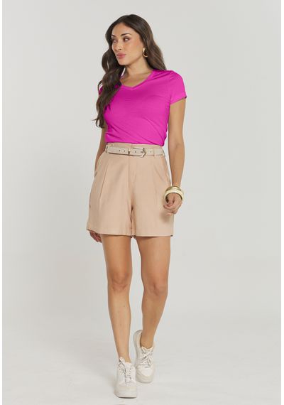 T-SHIRT CONFORTO - 4744.PINK - RUDÉLY LOJA