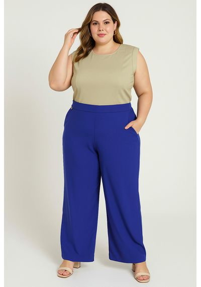 BLUSA TRICOLINE PLUS - 8777.BEGE - RUDÉLY LOJA