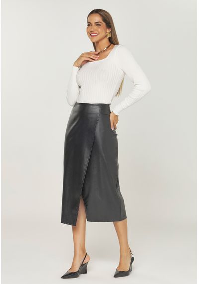 BLUSA JOLIE CANELADA - 9812.OFF WHITE - RUDÉLY LOJA