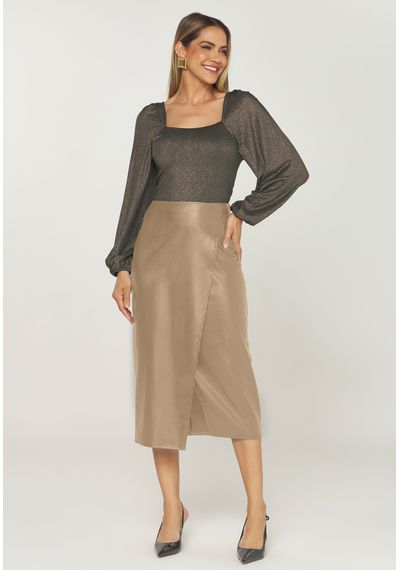 SAIA TRANSPASSADA PU - 2707.BEGE - RUDÉLY LOJA