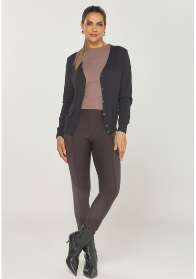 CARDIGÃ CLÁ. FEM. - 9153.PRETO - RUDÉLY LOJA