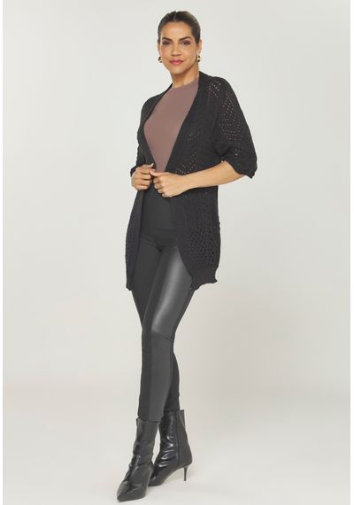 CALÇA C/ RECORTE EM CIRRÊ - 5388.PRETO - RUDÉLY LOJA