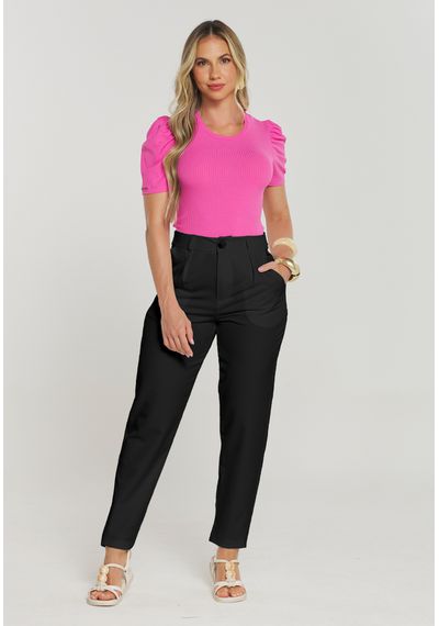 CALÇA ALFAIATARIA SPANDEX - 5409.PRETO - RUDÉLY LOJA