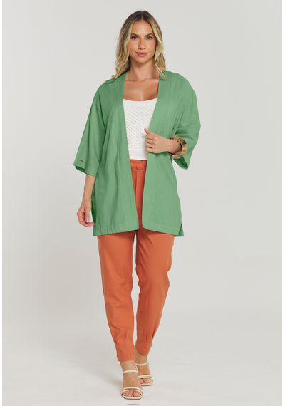 KIMONO TRICOLINE NATURE - 7425.VERDE - RUDÉLY LOJA