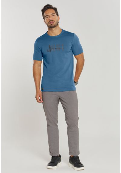 CAMISETA PRIME ESTAMPA RELEVO - 3752.AZUL JEANS - RUDÉLY LOJA