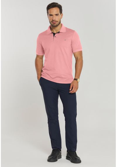 POLO MALHA PIQUET - 3643.ROSA - RUDÉLY LOJA