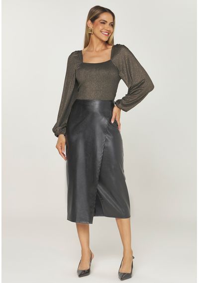 SAIA TRANSPASSADA PU - 2707.PRETO - RUDÉLY LOJA