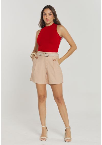 BLUSA CANELADA - 8115.VERMELHO - RUDÉLY LOJA