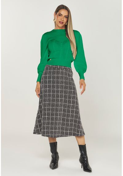 BLUSA BUFANTE SERIDÓ - 9624.VERDE - RUDÉLY LOJA