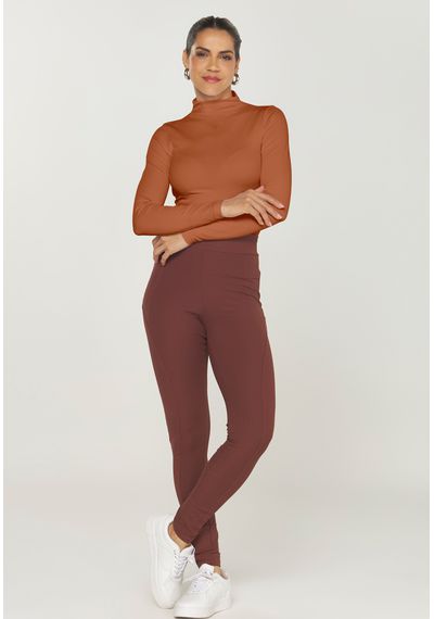 BLUSA CAN. TÉRMICA C/ GOLA - 8733.FERRUGEM - RUDÉLY LOJA