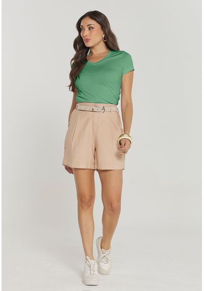 T-SHIRT CONFORTO - 4744.VERDE CLARO - RUDÉLY LOJA