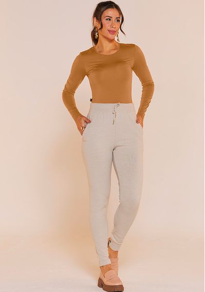 BLUSA TÉRMICA FEMININA - 8081.BEGE - RUDÉLY LOJA