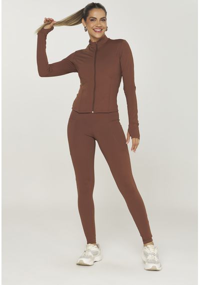 JAQUETA BLACKOUT FIT - 7423.MARROM - RUDÉLY LOJA