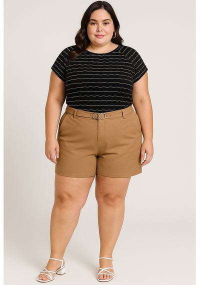 BLUSA PLUS DELICATE - 8808.PRETO - RUDÉLY LOJA