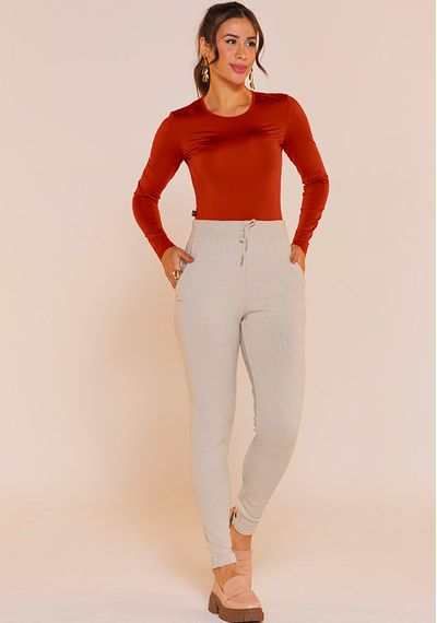 BLUSA TÉRMICA FEMININA - 8081.TELHA - RUDÉLY LOJA