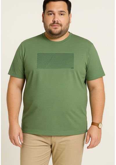 CAMISETA ESTAMPADA ESPECIAL - 3753.VERDE - RUDÉLY LOJA