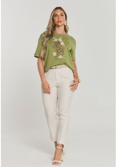 T-SHIRT TIGER - 8818.VERDE - RUDÉLY LOJA