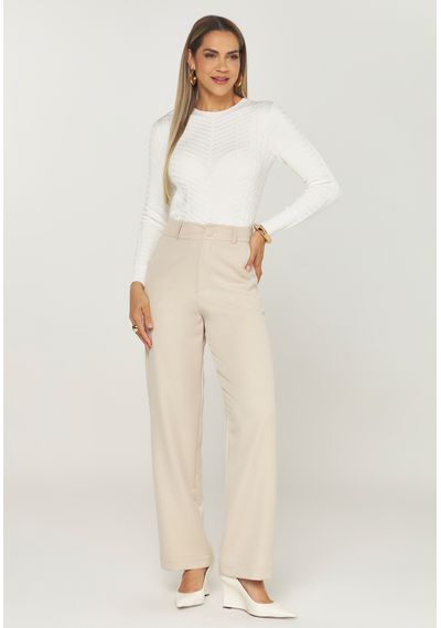 BLUSA CROPPED JOLIE - 9806.OFF WHITE - RUDÉLY LOJA