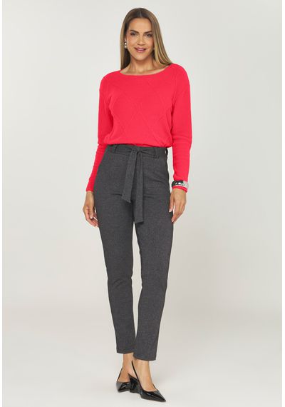 PULL PLUMA DECOTE CANOA - 9838.MELANCIA - RUDÉLY LOJA