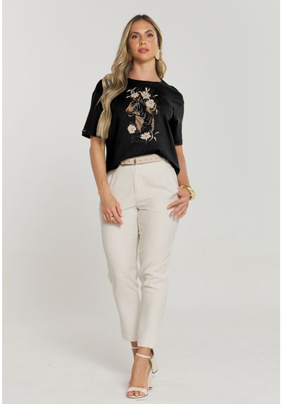 T-SHIRT TIGER - 8818.PRETO - RUDÉLY LOJA